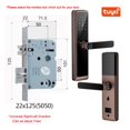 thumbnail image 2 of Biometric Fingerprint Door Lock DB20 Black Smart Lock Tuya App Remote Unlocking Keyless Lock Electronic Door Lock ,More Secure, 2 of 4