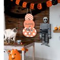 thumbnail image 2 of Miangastore 2Pcs Halloween Decoration Hanging Sign Wood Pumpkin Decoration for Home, 2 of 8