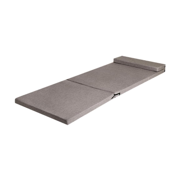 Rongfmy Foldable Futon Mattress Adults Compact Tatami Mat for Tent Traveling Camping gray