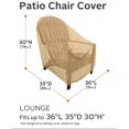 thumbnail image 2 of Classic Accessories 8009859 Brown Polyester Chair Cover, 30 x 36 x 35 in., 2 of 5