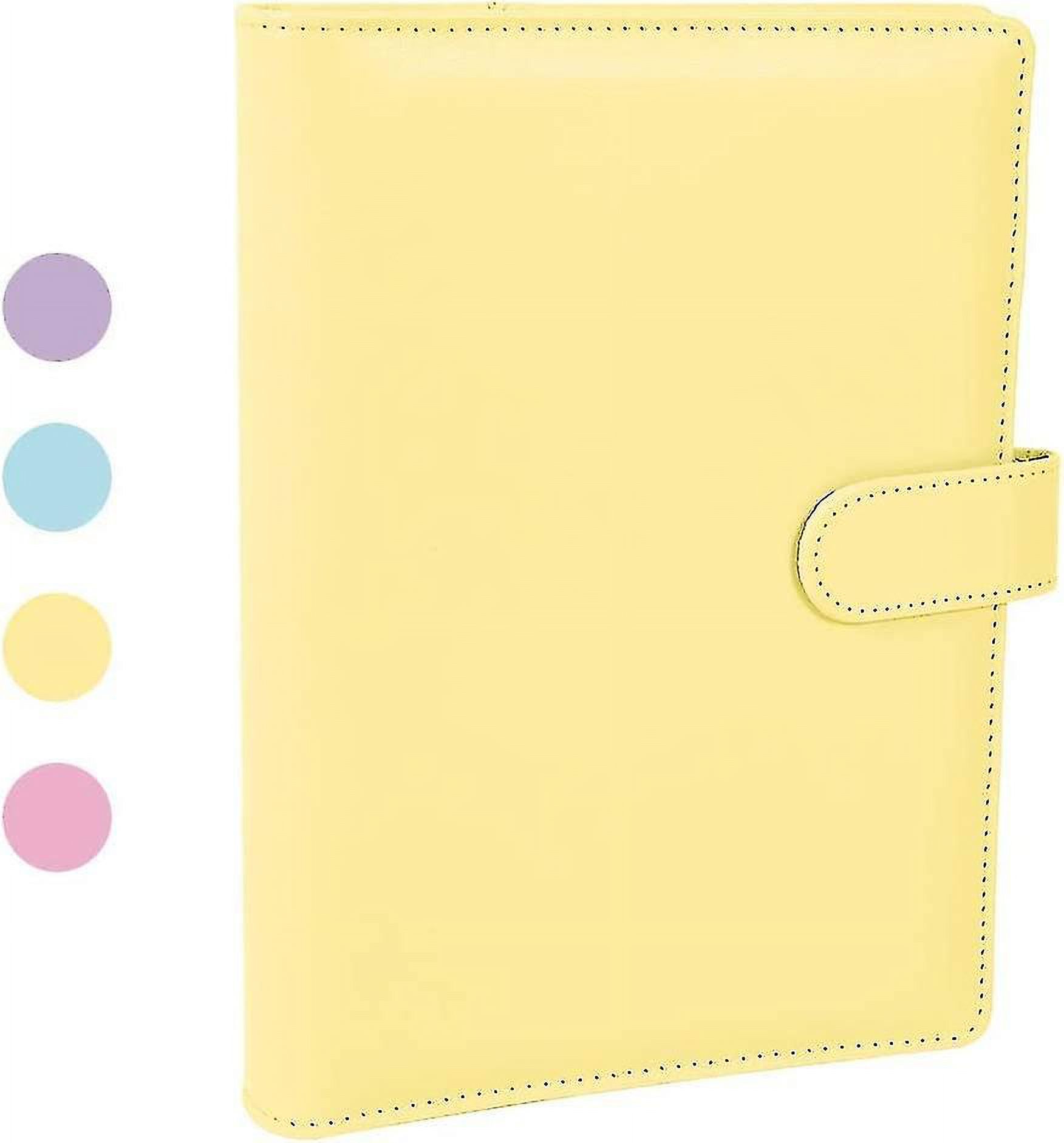 A5 Pu Leather Ring Binder Refillable 6 Round Ring Binder Cover Business Notebook Binder Notepad And Meeting Notebook Travel Writing Notebook Diary