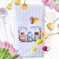 thumbnail image 4 of Qocolhg Easter Decorations for Home, Party Decor Supplies, Egg Bunny Rabbit Themed Decorative, Easter Polyester Platter Towel Kitchen Rag Easter Towel, 4 of 6