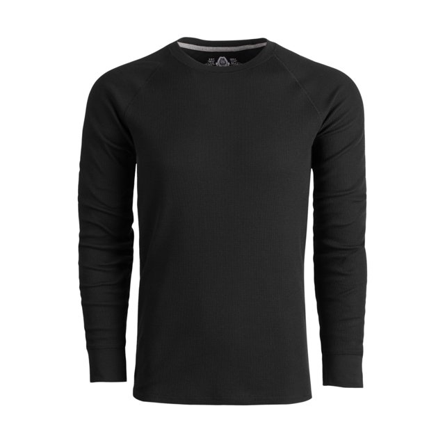 American Rag Mens Long-Sleeve Thermal Basic T-Shirt deepblack 2XL