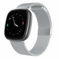 thumbnail image 1 of Compatible with Fitbit Versa 3 Bands/Fitbit Versa Sense Bands,Stainless Steel Mesh Wristbands with Adjustable Magnet Lock for Women men, 1 of 6