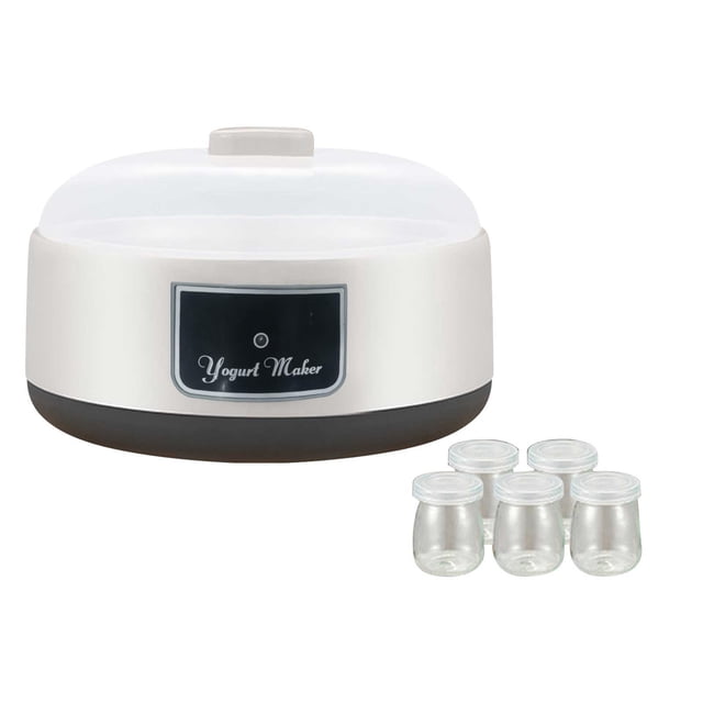 RRJ Home Automatic Yogurt Maker, Mini Cup Multi-Functional Fermenter for Homemade Yogurt Natto Kefir, Small Kitchen Appliance for Countertop Dorm Office