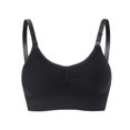 thumbnail image 1 of Women‘s Wireless Lace Up Front Open Lactation Bra  Comfortable Buckle Up Lactation Bra, 1 of 5