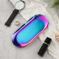 thumbnail image 2 of Chenmei Trinket Tray Oval Stainless Small Serving Trays Towel Storage Dish Plate Tea Trays Jewelry Plate Decorative Storage Tray Stainless Decorative Tray Jewelry Dish Co, 2 of 6