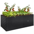 thumbnail image 1 of Outsunny 5' x 3' x 2' Raised Garden Bed, Galvanized Planter Box Black, 1 of 10