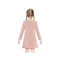 thumbnail image 4 of Robe Fille Beige Cartoon Dog Poche Manches Longues Coton Décontracté 6 Ans, 4 of 7