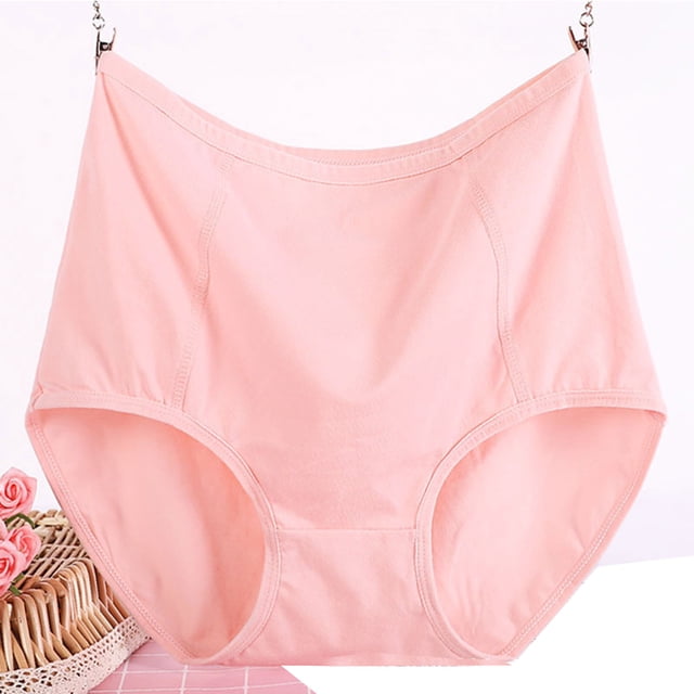 Culottes Taille Haute Anti-Fuite en Coton pour Femmes Grande Taille