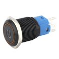 thumbnail image 3 of Noref 2PCS 16mm Self-locking Metal Switch With LED Lamp And, 3 of 8