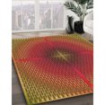 thumbnail image 3 of Ahgly Company Tapis Rectangulaire Rouge Lavable en Machine, 3 Pieds x 5 Pieds, 3 of 7