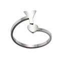 thumbnail image 1 of Fashion 26 English Letter Opening Rings Stainless Steel Girls Love Retro Jewelry, 1 of 9