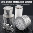 thumbnail image 3 of Stainless Steel Mesh,PVC Pipe Sewer Straight Insert 304 Stainless Steel Roof Floor Side Conical Proof Filter Screen Cover, 3 of 5