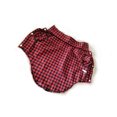 thumbnail image 4 of Chien Chemise Souple de Différentes Tailles Chiots Matériel; Fait Vêtements Multicolore Respirant Pas de Boucles de Style Simple Vêtements pour Animaux de Compagnie Rouge / Noir S, 4 of 7