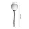 thumbnail image 3 of TIMIFIS Dust Mite Wok Spatula Frying Spatula Spoon Stainless Steel Metal Extra Long Handle Cooking Tools Wok Utensils and Wok Accessories for Iron Carbon Steel Wok Apartment Essentials, 3 of 6