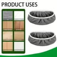 thumbnail image 4 of Tampons de Rechange pour Vadrouille Plate, Lot de 5, Couvre-Lingettes en Microfibre Réutilisables pour Vadrouille Humide et Sèche pour le Nettoyage des Planchers, Convient aux Vadrouilles Plates Ménagères pour Planchers de Carreaux, Bois et Stratifié (Tailles P et M), 4 of 8