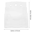 thumbnail image 2 of LNGOOR Acrylic Brochure Holder Paper Holder A5 2 Tier Magazine Holder Countertop Display Stand, 2 of 9