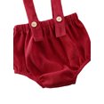 thumbnail image 3 of EYIIYE Salopette Bébé Shorts en Velours Côtelé, 3 of 9