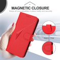 thumbnail image 3 of Premium Flip Case for iPhone 17 Pro Carbon Fiber Texture, Stand & Magnetic Clasp Red, 3 of 7