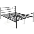 thumbnail image 1 of Costway Full Metal Platform Bed Frame with Headboard and Footboard No Box Spring Needed, 1 of 9