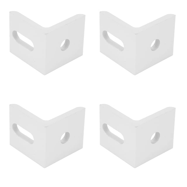 L Shaped Brackets, Right Angle Corner Bracket Strong Bearing Thickness Metal Material Rust-proof And Firm For Chair Cabinet 3030