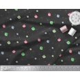 thumbnail image 3 of Soimoi Poly Georgette Fabric Star & Planet Galaxy Print Fabric by The Yard 52 Inch Wide, 3 of 3