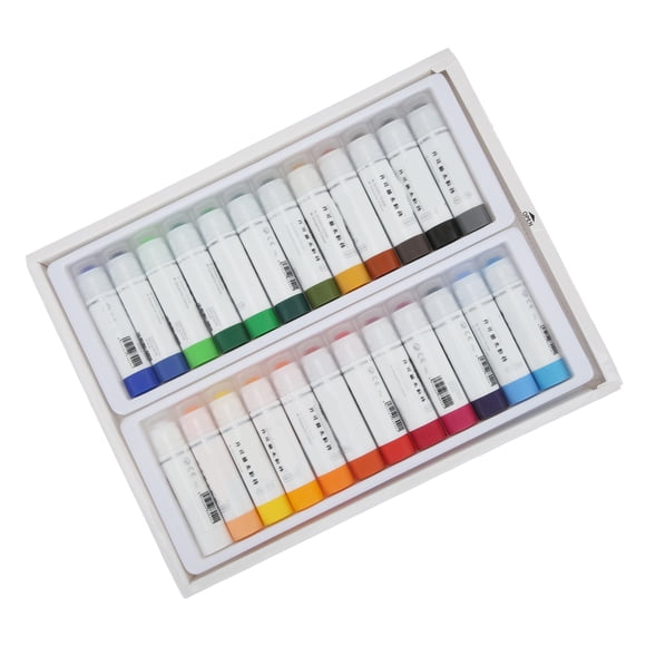 Gouache Stick, Easily Draw 24 Colors Paint Sticks Bright Colors For Dry Painting For Graffiti For Wet Painting