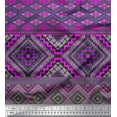 thumbnail image 1 of Soimoi polyester Crepe Fabric Geometric Southwestern Fabric Prints By Yard 52 Inch Wide, 1 of 3