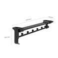thumbnail image 2 of Solid Wardrobe Hanger Telescopic Hanger Cloakroom Hanger Durable Clothes Hanging Bar, 2 of 8