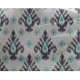 thumbnail image 4 of oneOone Georgette Viscose Fabric Diamond & Swirl Ikat Print Fabric BTY 42 Inch Wide, 4 of 4