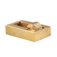 thumbnail image 1 of Brass Durable Leather Tool Leather Edge Roller, Leather Working Tools, For Craft DIY Straps Belts, 1 of 8