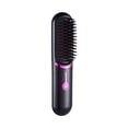 thumbnail image 2 of Hair Straightener Brush,Mini Hair Straightener Brush Portable Hair Straightener Comb with Usb Charging for Women Negative Hair Straightener Brush Scald and Auto-Off,Combs for Women, 2 of 9