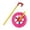 Pink, variant on TIELUTT Learning Rotating Push Rod Cart for Boy Girl and Ride Guard Long for the Ride Scoot Ride Your Ride Ride Push Car