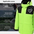thumbnail image 5 of RXIRUCGD USB Intelligent Constant Temperature Heated Windproof Plus Size Coat For Men And Women Winter 4 Heated Jacket Coat( Green, Size:S ), 5 of 5