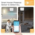 thumbnail image 3 of Lefu Smart for Zigbee Human Presence Detector with Tuya Wifi & Millimeter Wave, 3 of 9