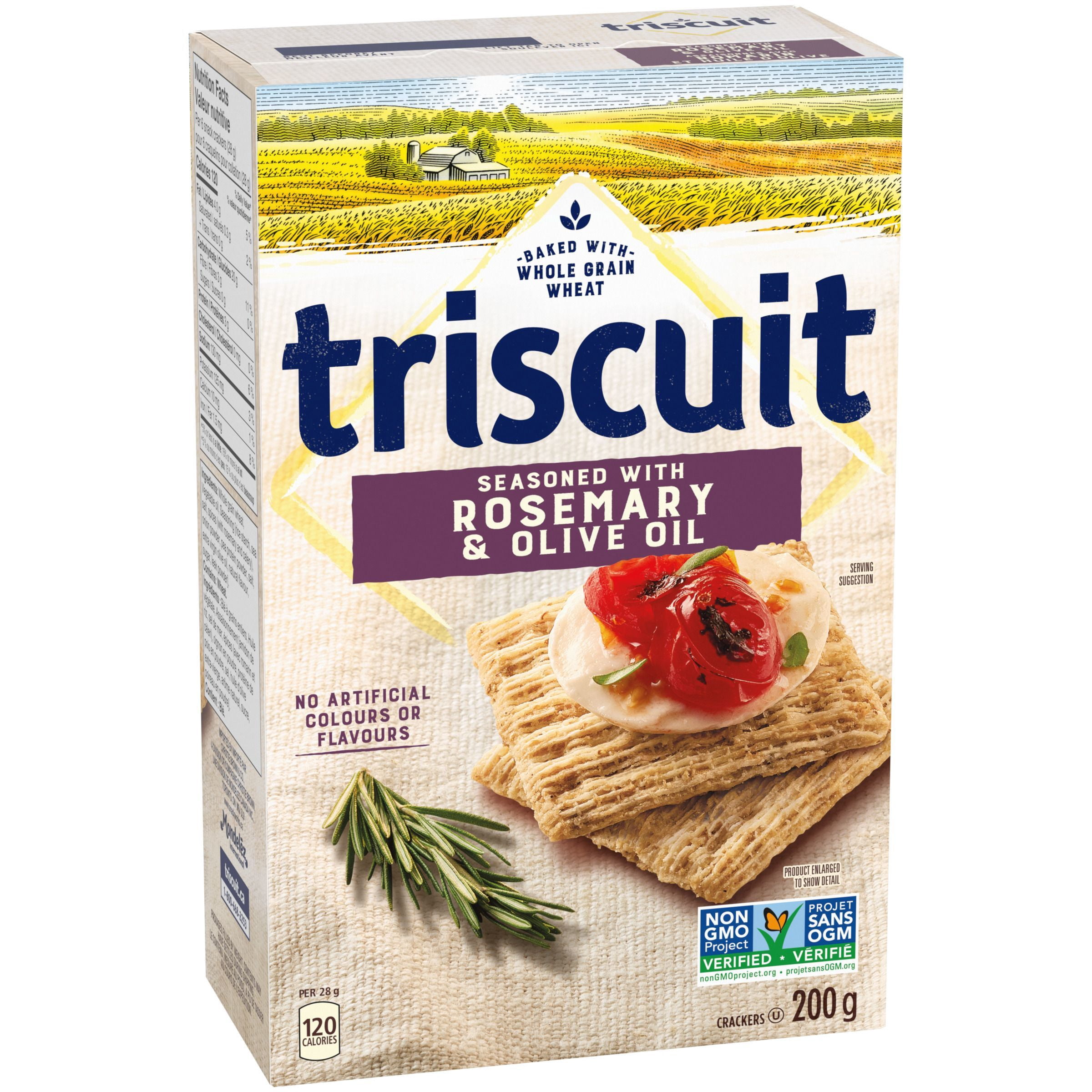 TRISCUIT Romarin et Huile d'olive Craquelins