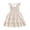 Beige, variant on LOVZFMLL Toddler Kids Cute Lattice Sleeveless Stretchy Dress Tiered Skirt Princess Dress