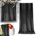 thumbnail image 1 of BKER Elegant Party Sheer Voile Fabric Decorative Event Drapery For Wedding Birthday Celebration Background, 1 of 4