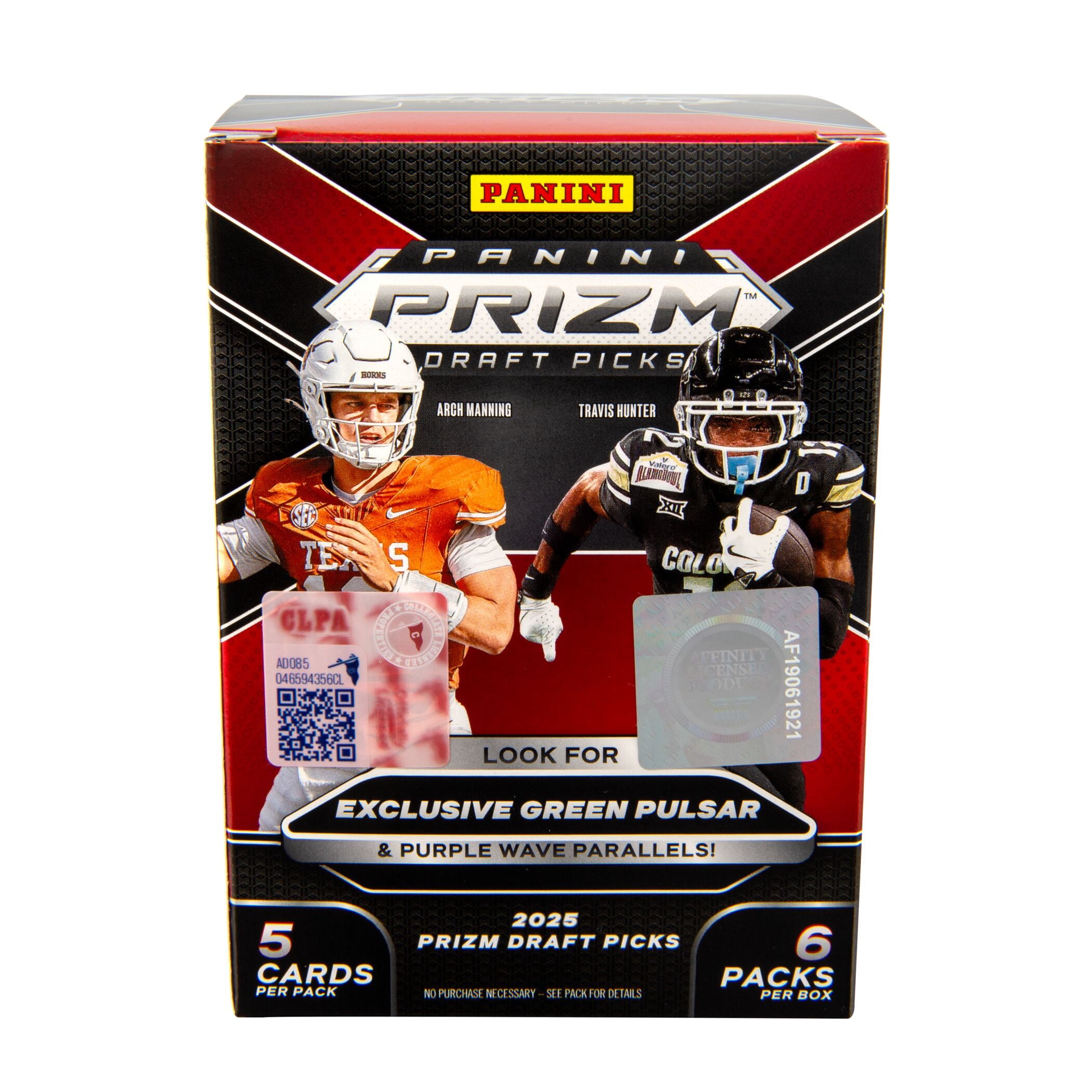 2025 Panini Prizm Draft Picks College Football Trading Cards Blaster Box
