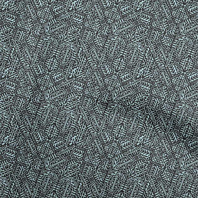 oneOone Silk Tabby Royal Blue4 Fabric Abstract Craft Projects Decor Fabric Printed By The Yard 42 Inch Wide