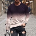 thumbnail image 1 of Meichang T-Shirt à Manches Longues pour Homme Coupe Ajustée, T-Shirts Graphiques pour Hommes Mode Urbaine Imprimé 3D Illusion d'Optique T-Shirts Mode Col Rond Confortable Chemises à Manches Longues pour Homme, 1 of 5