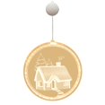 thumbnail image 1 of 3D Hanging Light LED String Lamp Lighting Decoration Christmas Light for Home Bedroom Room Merry Christmas 2, 1 of 10