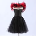 thumbnail image 5 of YOUSNH Halloween Tout-Petits Enfants Bébés Filles Magnifique Sorcière Robe Noire Déguisement Fête Tulle Robes Robes pour Filles B_001 4-5 Ans, 5 of 5