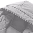 thumbnail image 4 of Pisexur Mens Winter Jacket Men's Solid Color Drawstring Button Pocket Zipper Long Sleeved Hooded Algondon Jacket Mens Puffer Jacket Winter Coats for Men Plus Size Jackets, 4 of 8