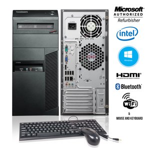 Lenovo ThinkCentre M91p Unité de base de bureau tour i5 2400 16GB RAM 1TB HDD Windows10 Sommaire HDMI Adaptateur WiFi A Niveau PC