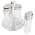 thumbnail image 4 of Assaisonnement Organisateur, 4pcs Rotation Condiments Assaisonnement Bocaux Assaisonnement Classe Pot Principales Caractéristiques, 4 of 7