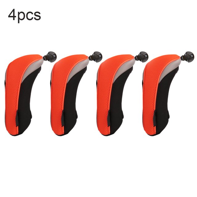 4pcs Golf Club Head Covers Set for Hybrid and Mallet Putters Accessories