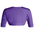 thumbnail image 4 of Cardigan Ouvert pour Femmes à Manches Courtes, Boléro Court en Coton, Chandails Courts, 4 of 6