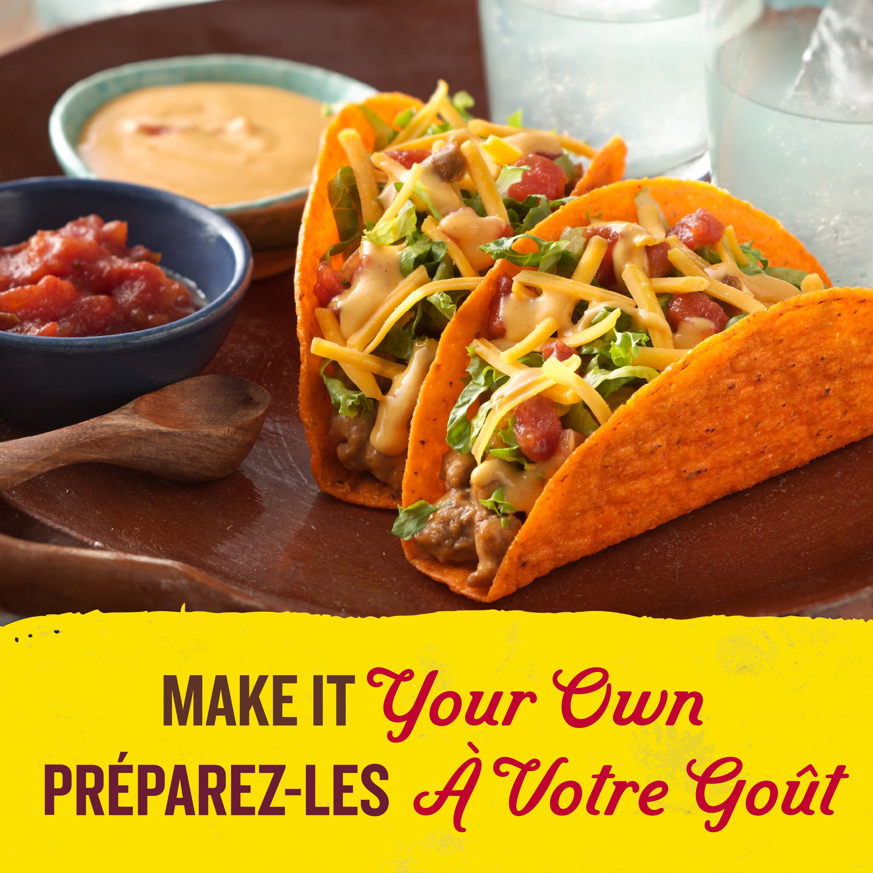 Old El Paso Bold avec kit de dîner au fromage nacho